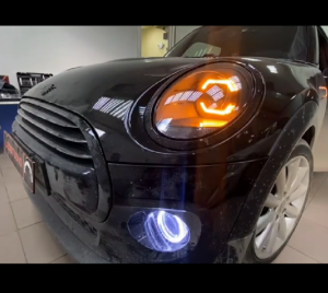 Mini Cooper апгрейд фар  